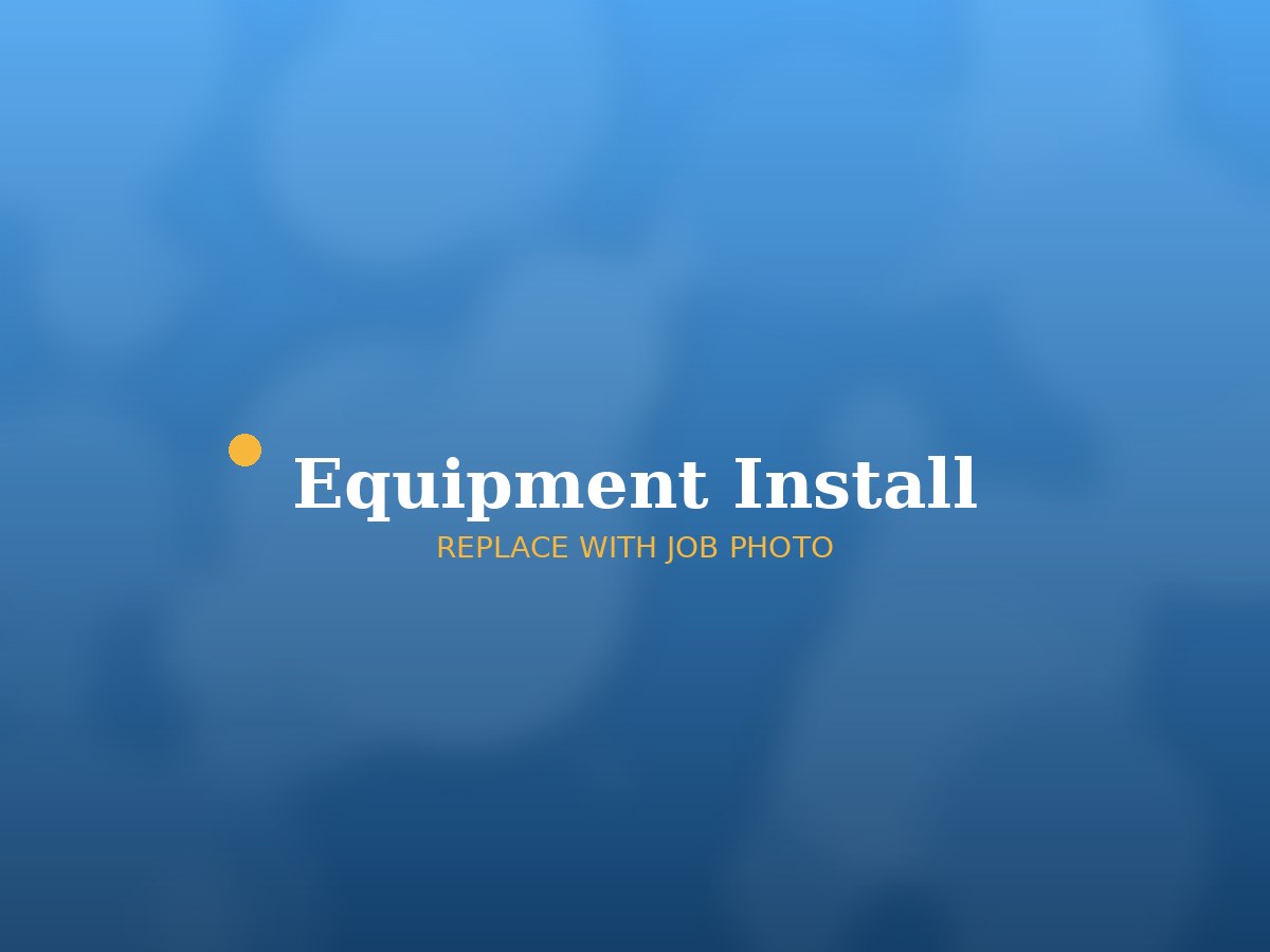 High-efficiency pool pump and filter installation