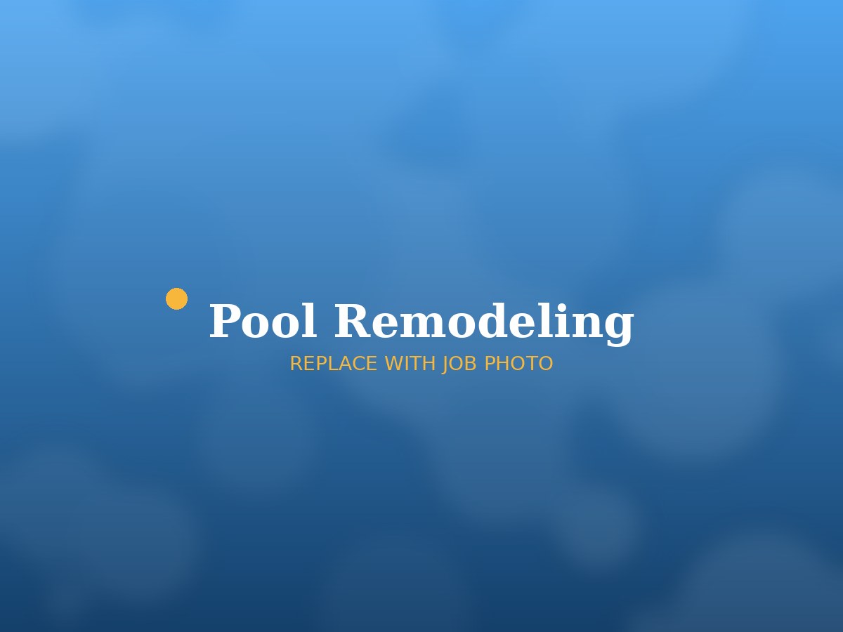 Beautifully remodeled pool with new tile and coping